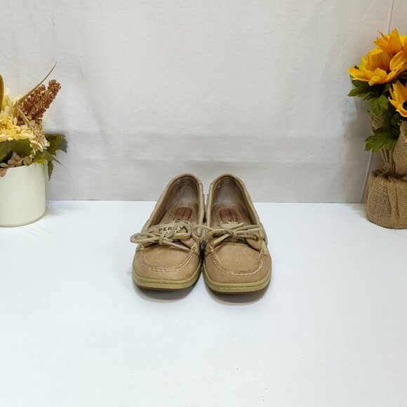 Sperry Top-Sider Angelfish 5.5M Boat Shoes Loafers Leather Upper Leopard Print - Picture 4 of 10